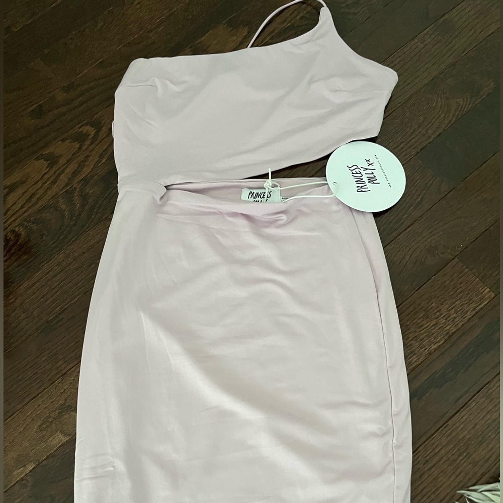 Princess polly one shoulder purple dress